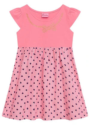 Duduka - Vestido Infantil Rosa - DUDUKA