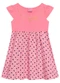 Duduka - Vestido Infantil Vermelha - variação: Rosa
