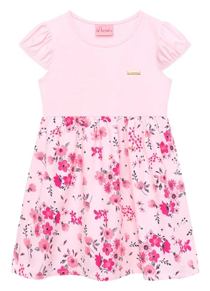 Duduka - Vestido Infantil Rosa - DUDUKA
