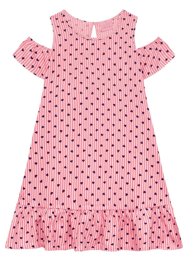 Duduka - Vestido Infantil Rosa