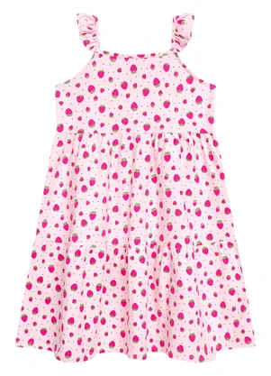 Duduka - Vestido Infantil Rosa - DUDUKA
