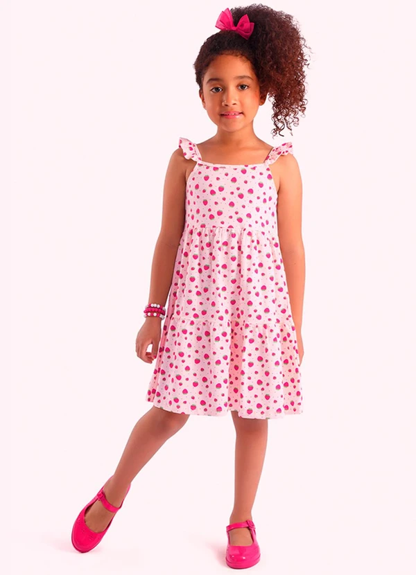 Duduka - Vestido Infantil Rosa