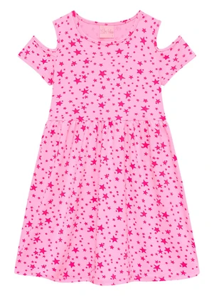 Duduka - Vestido Infantil Rosa - DUDUKA