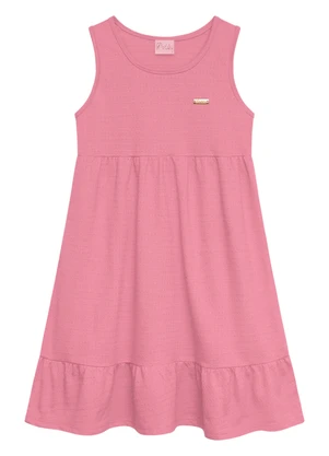Duduka - Vestido Infantil Rosa - DUDUKA
