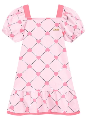 Duduka - Vestido Infantil Rosa - DUDUKA