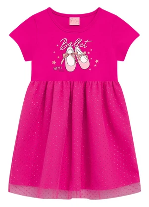 Duduka - Vestido Infantil  Rosa - DUDUKA