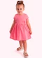 Duduka - Vestido Infantil  Vermelha - variação: Rosa