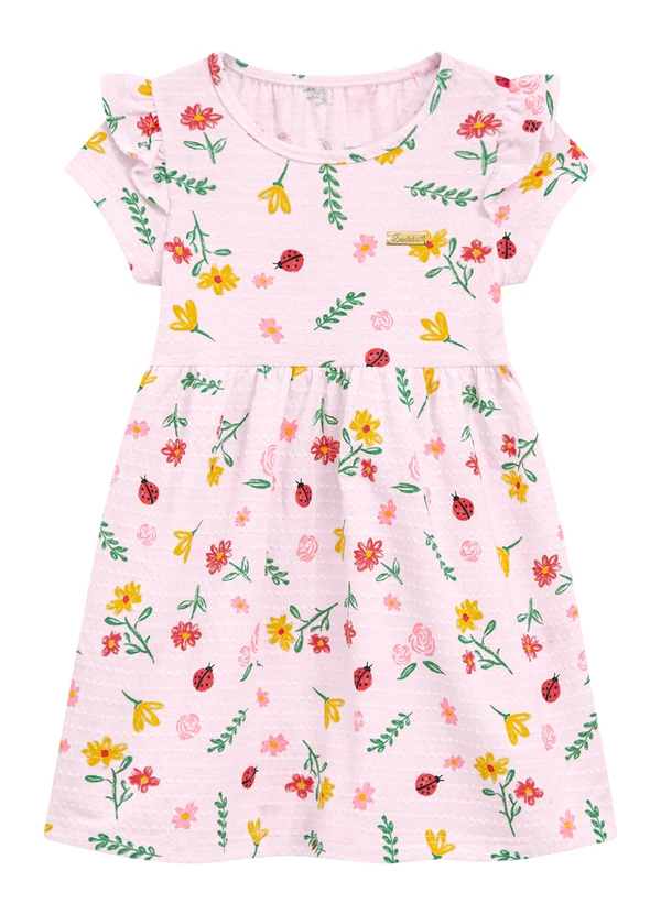 Duduka - Vestido Infantil  Rosa