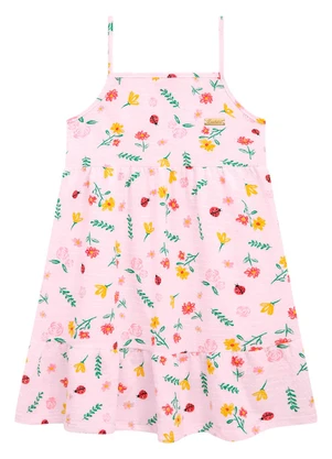 Duduka - Vestido Infantil  Rosa - DUDUKA