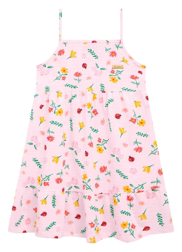 Duduka - Vestido Infantil Rosa