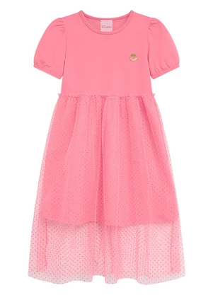 Duduka - Vestido Infantil Rosa - DUDUKA