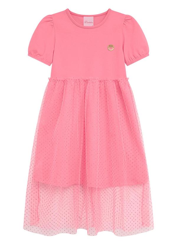Duduka - Vestido Infantil Rosa