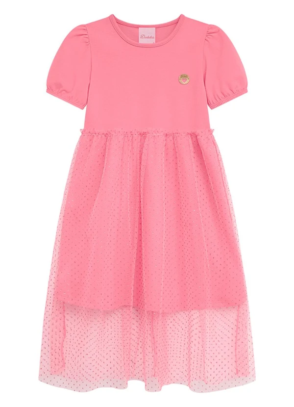 Duduka - Vestido Infantil Rosa