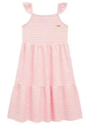 Duduka - Vestido Infantil Rosa - DUDUKA