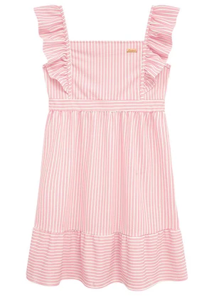 Duduka - Vestido Infantil Rosa - DUDUKA