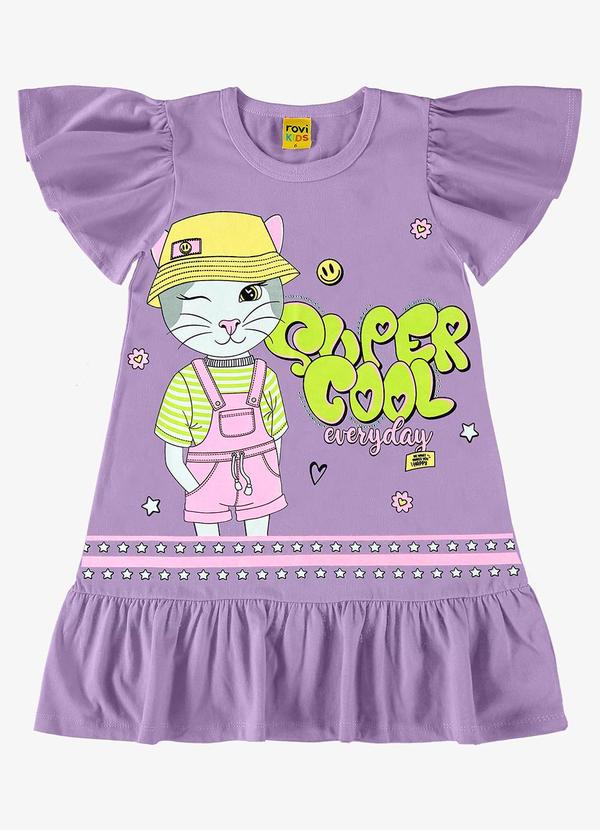 Rovi Kids - Vestido Infantil Roxo