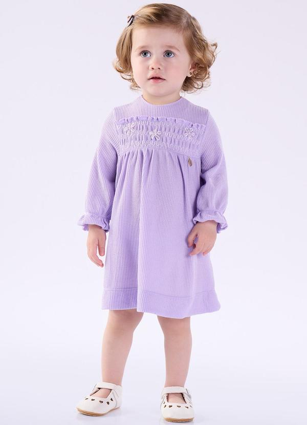 Kiki - Vestido Infantil Roxo