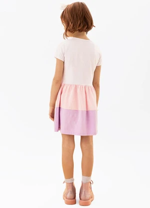 Torra - Vestido Infantil Stitch Branco - TORRA