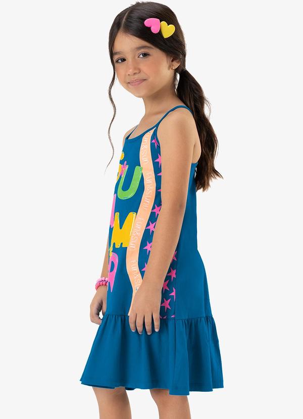 Rovi Kids - Vestido Infantil Summer Azul 4