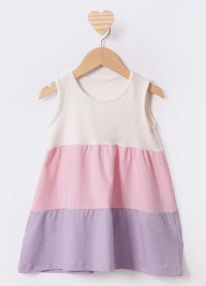 Torra - Vestido Infantil Três Marias Glitter Multicores - TORRA