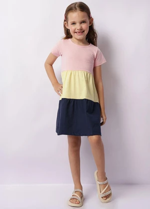 Torra - Vestido Infantil Três Marias Multicores - TORRA