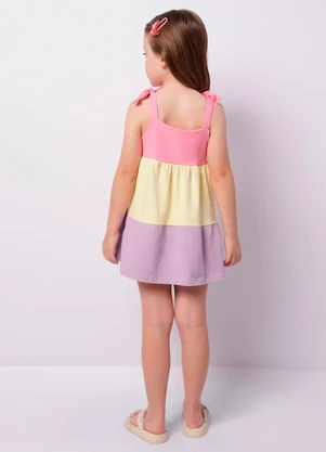 Torra - Vestido Infantil Três Marias Multicores - TORRA