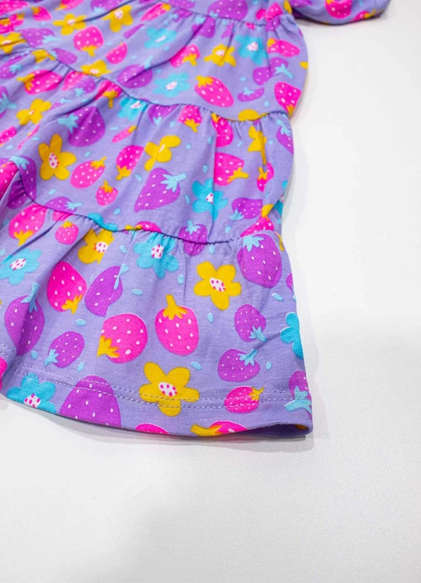Turminha - Vestido Infantil Três Marias Roxo 3