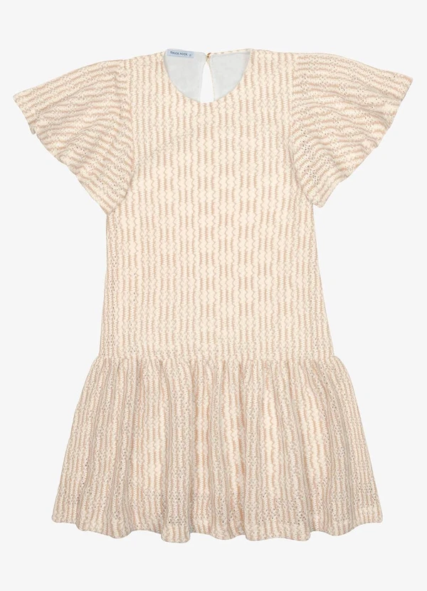 Trick Nick - Vestido Infantil Tricot Bege 5