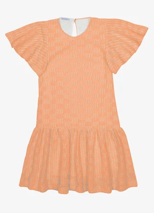 Trick Nick - Vestido Infantil Tricot Laranja - TRICK NICK