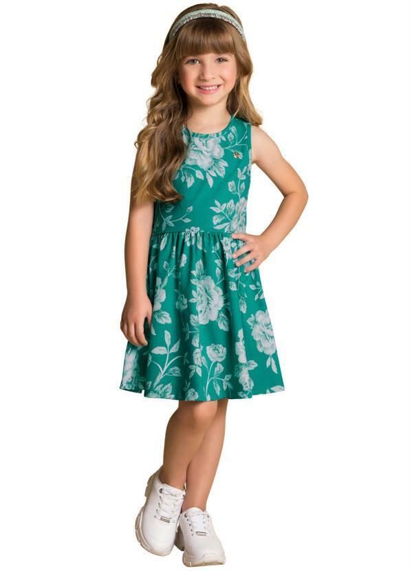 Milon - Vestido Infantil Verde