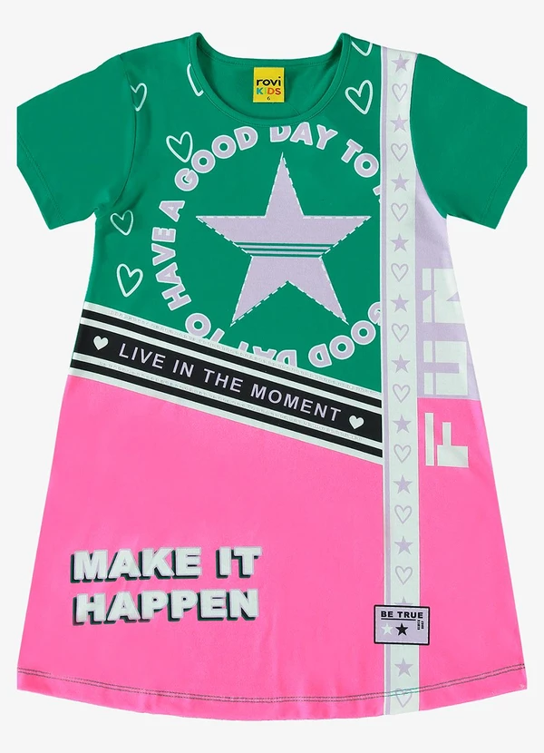 Rovi Kids - Vestido Infantil Verde 3