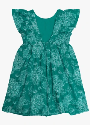 Trick Nick - Vestido Infantil Verde - TRICK NICK