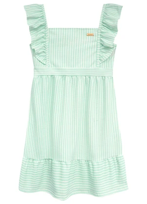 Duduka - Vestido Infantil Verde - DUDUKA