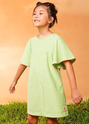 Bugbee - Vestido Infantil Verde - BUGBEE