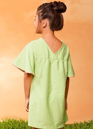 Bugbee - Vestido Infantil Verde - BUGBEE