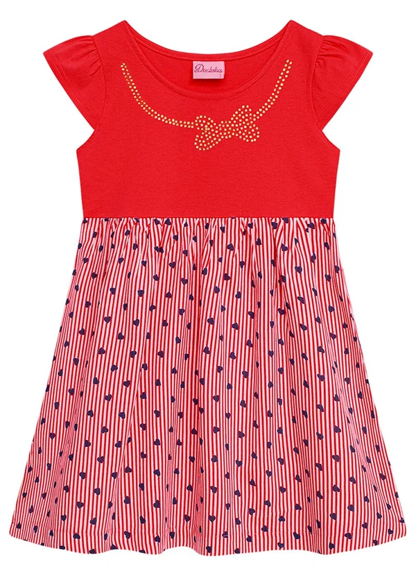 Duduka - Vestido Infantil Vermelha 2