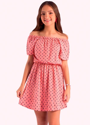 Duduka - Vestido Infantil Vermelha - DUDUKA