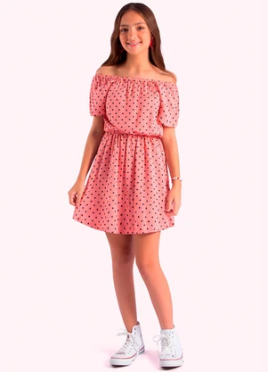Duduka - Vestido Infantil Vermelha - DUDUKA