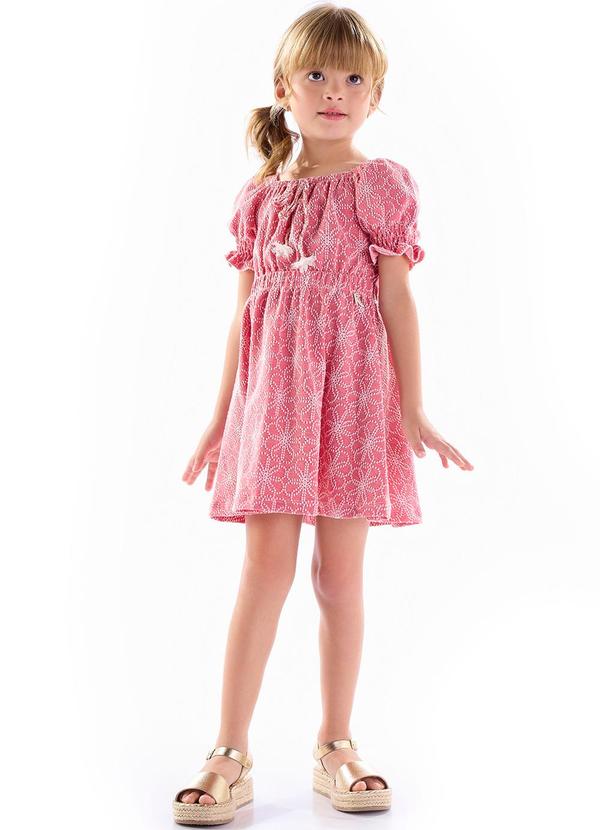 Kiki - Vestido Infantil Vermelho