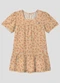 Kely Kety - Vestido Infantil Viscose Estampado Amarelo - variação: Amarelo