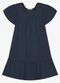 Trick Nick - Vestido Infantil Viscose Liso Rosa - variação: Azul