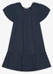 Trick Nick - Vestido Infantil Viscose Liso Rosa - variação: Azul