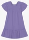 Trick Nick - Vestido Infantil Viscose Liso Rosa - variação: Roxo