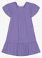 Trick Nick - Vestido Infantil Viscose Liso Rosa - variação: Roxo