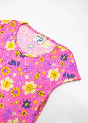 Turminha - Vestido Infantil Viscose Rosa - TURMINHA