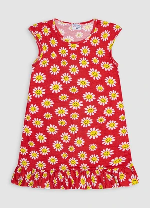 Turminha - Vestido Infantil Viscose Vermelho - TURMINHA
