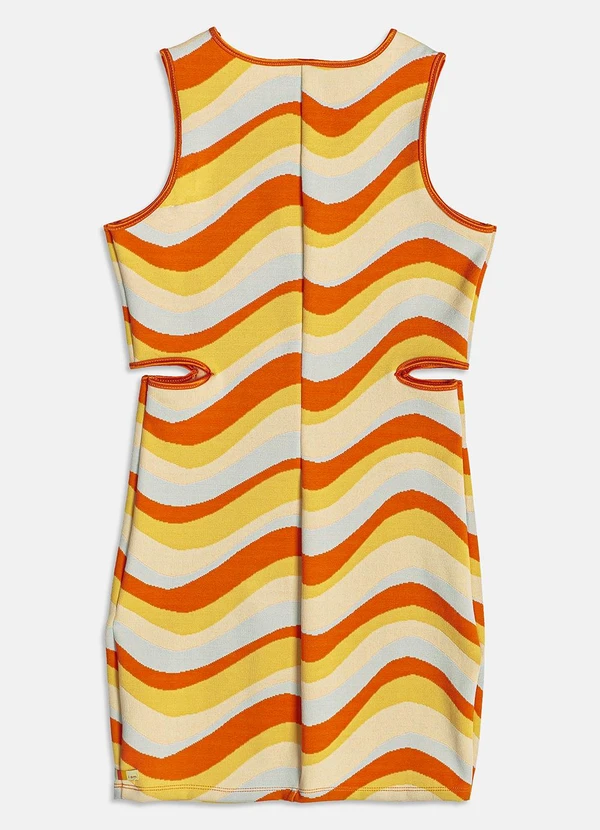 I Am - Vestido Jacquard Amarelo 3