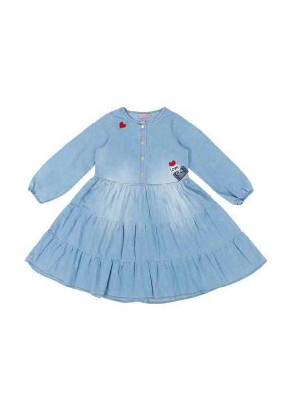 Momi - Vestido Jeans 3 Marias Azul