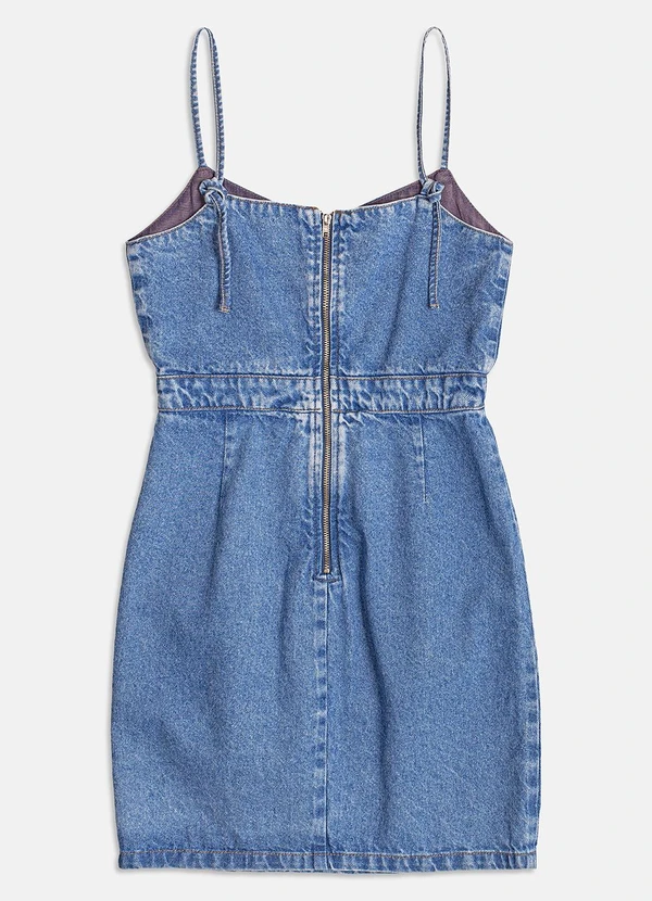 I Am - Vestido Jeans Azul 3