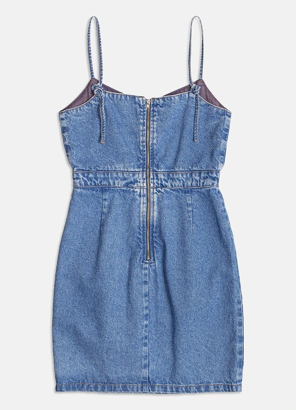 I Am - Vestido Jeans Azul 4